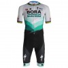 Fahrradbekleidung Radtrikot Kurzarm + Trägershorts 2021 BORA-hansgrohe N001
